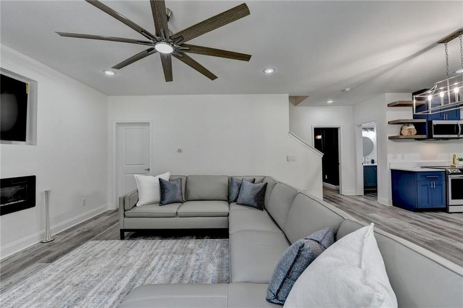 Furnished interior view inside a new home in Long Hollow Landing, Gainesville (Image 10).