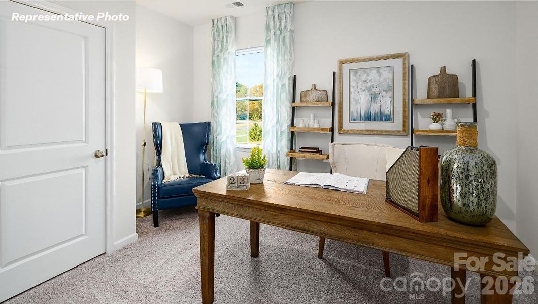 Furnished interior view inside a new home in Stanton, Richburg (Image 5).