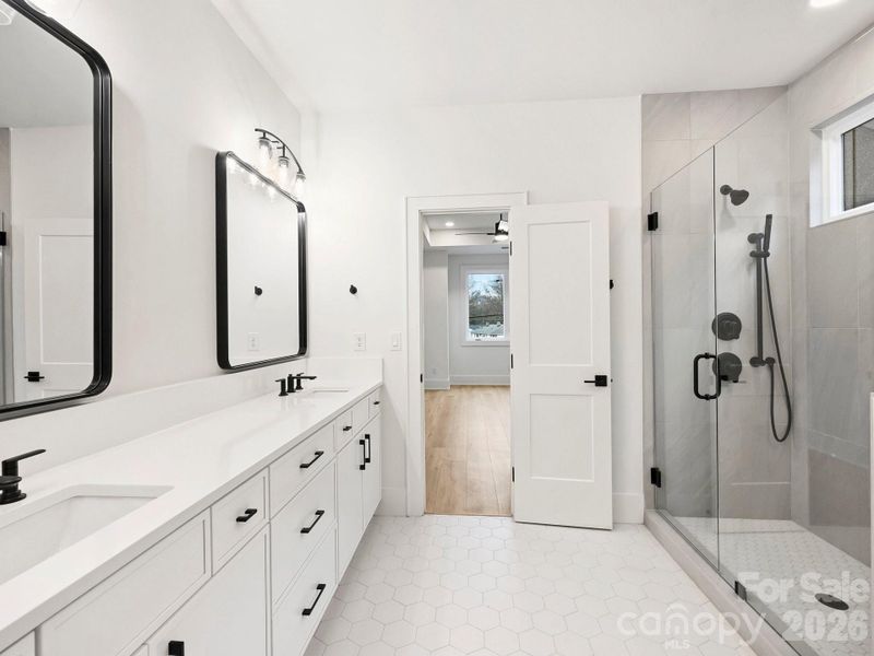 Furnished interior view inside a new home in , Charlotte (Image 15).