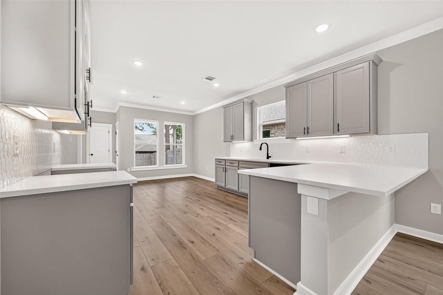 Furnished interior view inside a new home in Two Step Farm, Montgomery (Image 5).