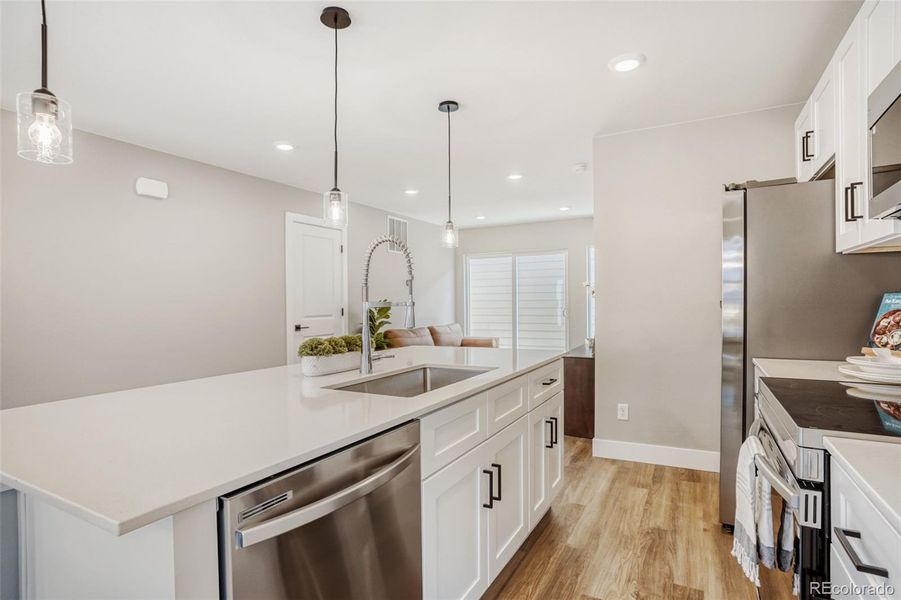 Furnished interior view inside a new home in , Wheat Ridge (Image 11).