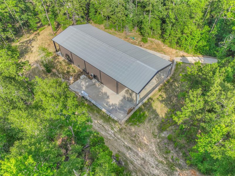 Ariel of 8,200 sqft barndominium Ariel of 8,200 sqft barndominium