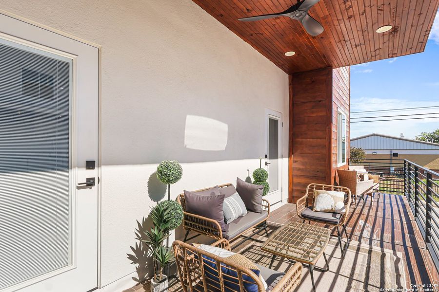 Exterior details and patio area of a home in , San Antonio (Image 20). Exterior details and patio area of a home in , San Antonio (Image 20).