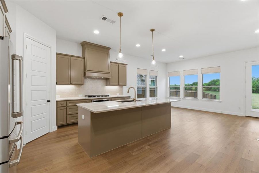 Furnished interior view inside a new home in , Aledo (Image 7).