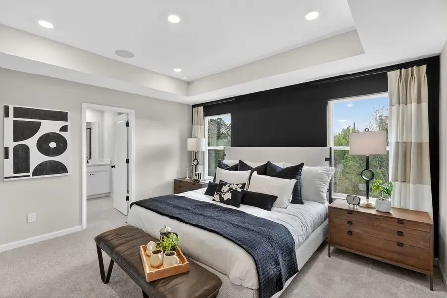 Furnished interior view inside a new home in Dreycott, Lawrenceville (Image 4).