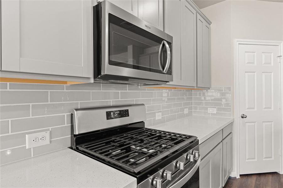 This kitchen is not only a functional space but also has ample storage. Whether you're a seasoned chef or just love to gather and enjoy good food, this kitchen is a dream come true.