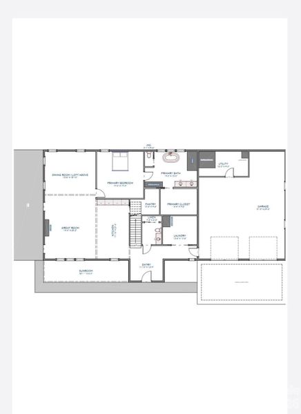 2D floor plan layout of this home in , Burnsville, NC (Image 4).