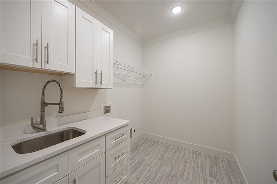 Furnished interior view inside a new home in , Atlanta (Image 8).