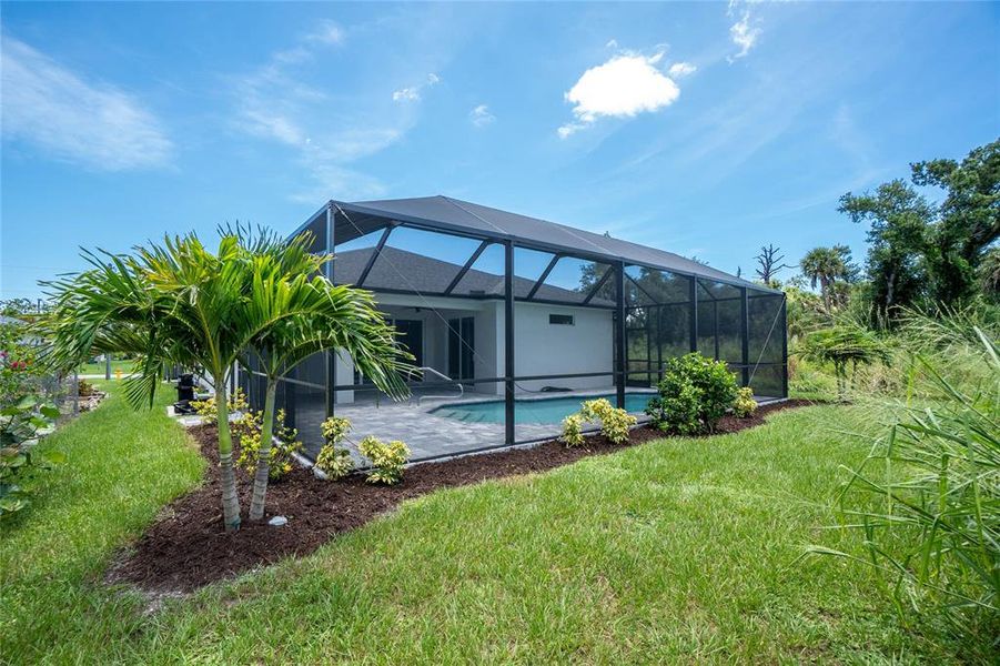 Front exterior of a new home in , Rotonda West, FL, highlighting curb appeal (Image 23). Front exterior of a new home in , Rotonda West, FL, highlighting curb appeal (Image 23).