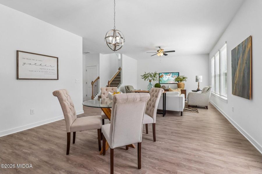 Furnished interior view inside a new home in Robins Estates, Warner Robins (Image 14).