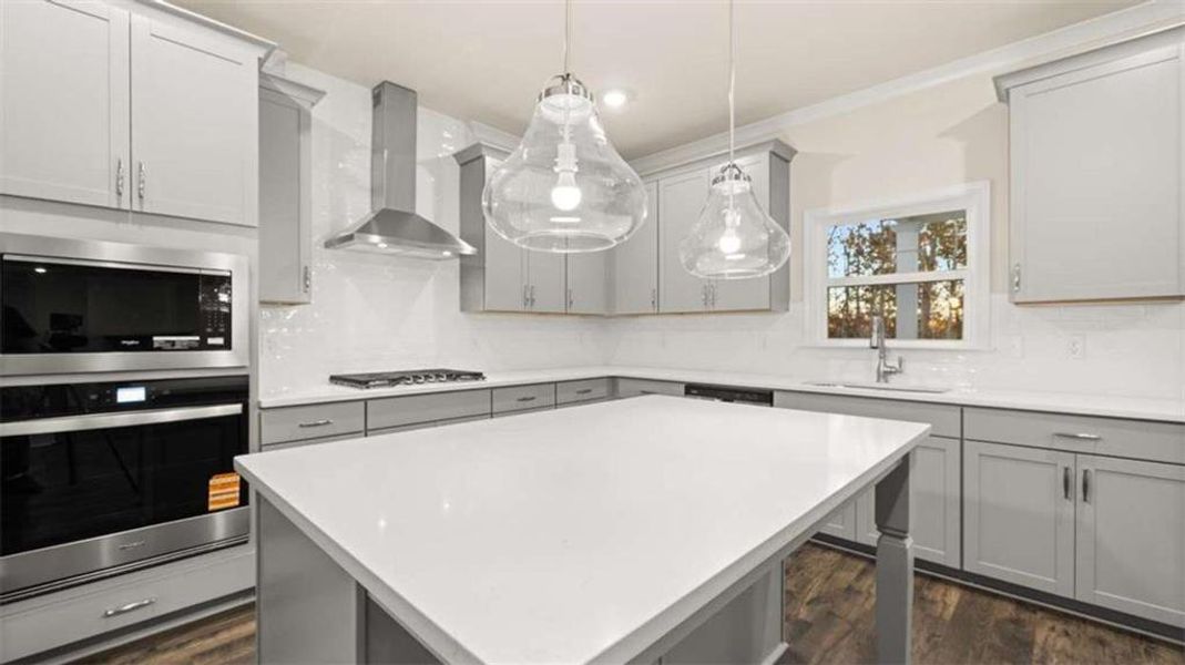 Furnished interior view inside a new home in Heritage Pointe, Senoia (Image 6). Furnished interior view inside a new home in Heritage Pointe, Senoia (Image 6).