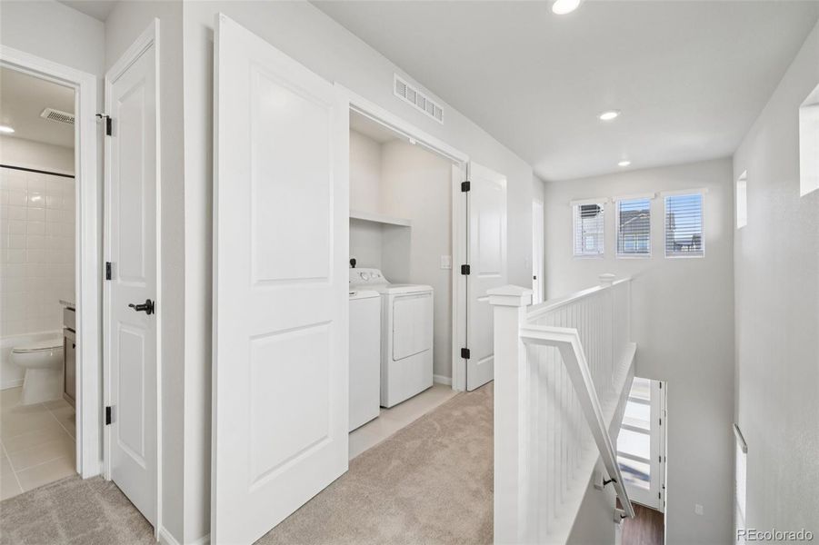 Furnished interior view inside a new home in The Villas Collection at Sterling Ranch, Littleton (Image 4).