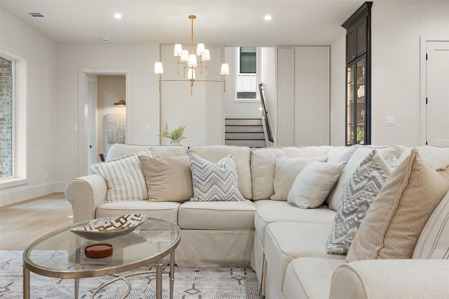 Furnished interior view inside a new home in , College Station (Image 9).
