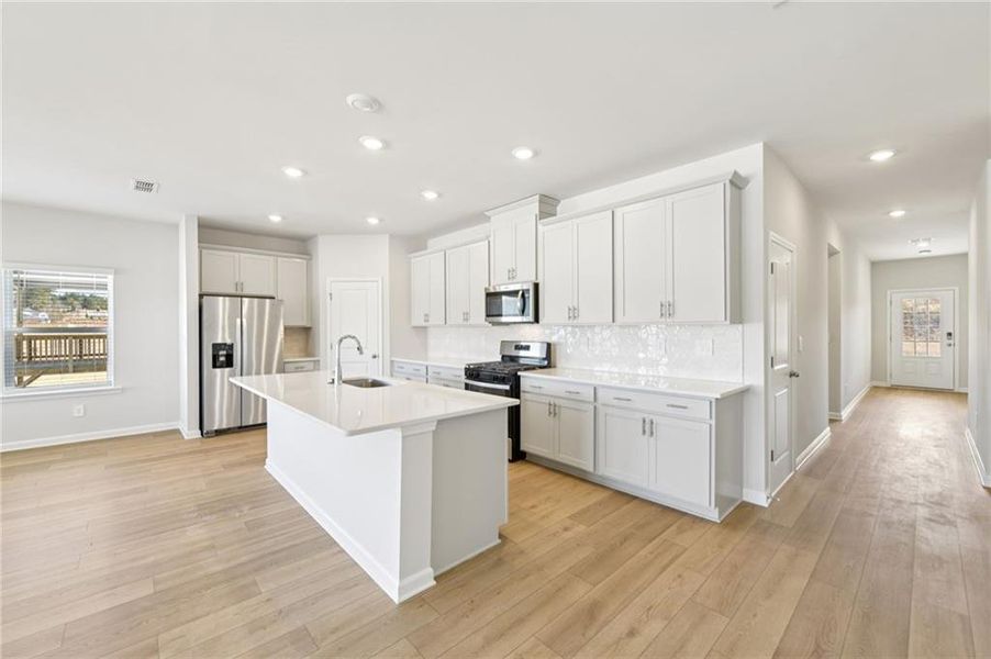 Furnished interior view inside a new home in Preserve at Mountain Creek, Pendergrass (Image 18).