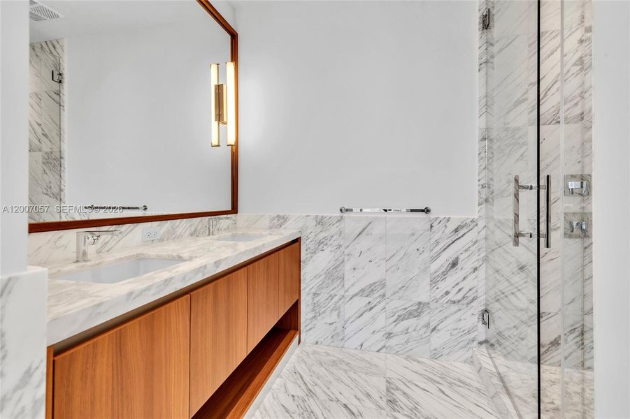 Furnished interior view inside a new home in , Miami (Image 4).