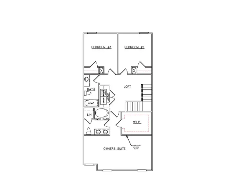 2D floor plan layout for the Nelson - Single Family Homes by Dream Finders Homes in The Villages at Harris Creek, West Point, GA (Image 4).