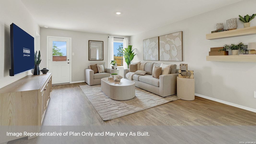 Furnished interior view inside a new home in Lantana, Lockhart (Image 22).