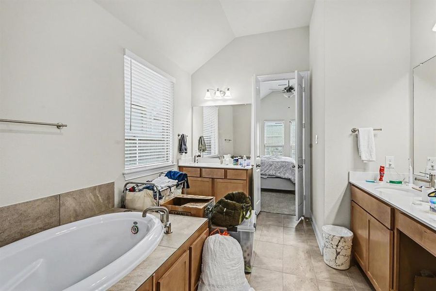 Furnished interior view inside a new home in Pecan Square, Justin (Image 10).