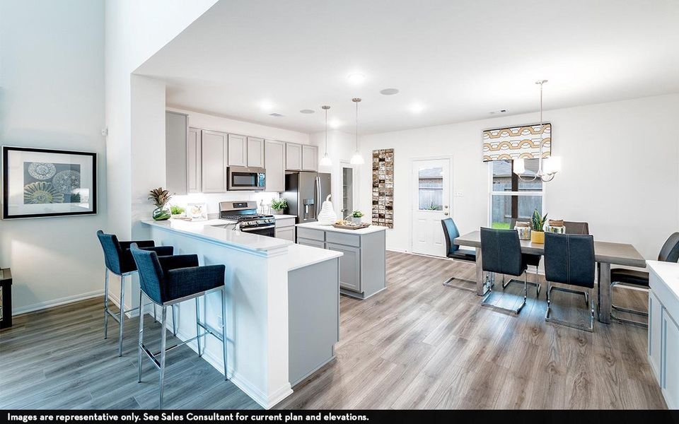 Furnished interior view inside a new home in Pecan Estates, Crosby (Image 8).