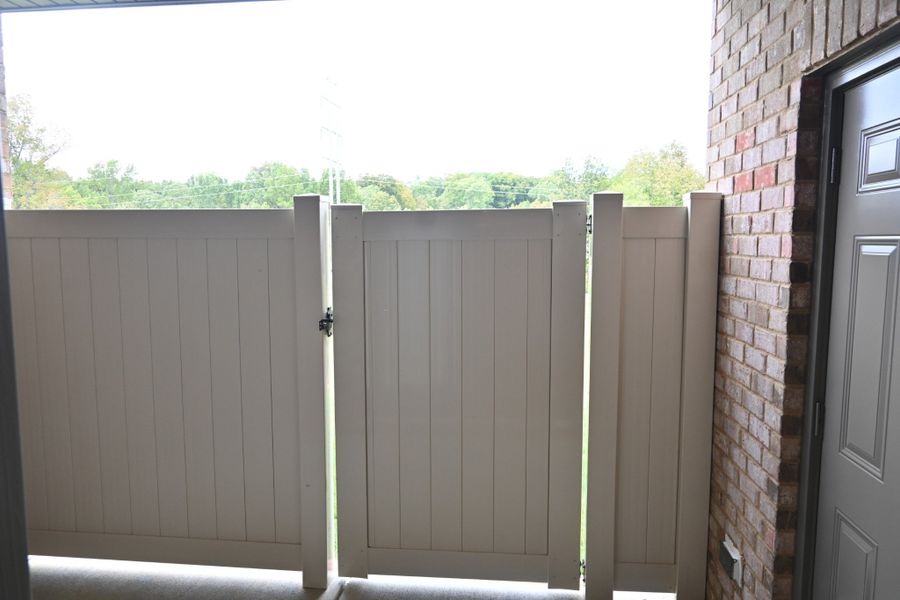 Exterior details and patio area of a home in Talia Trace, Smyrna (Image 3). Exterior details and patio area of a home in Talia Trace, Smyrna (Image 3).