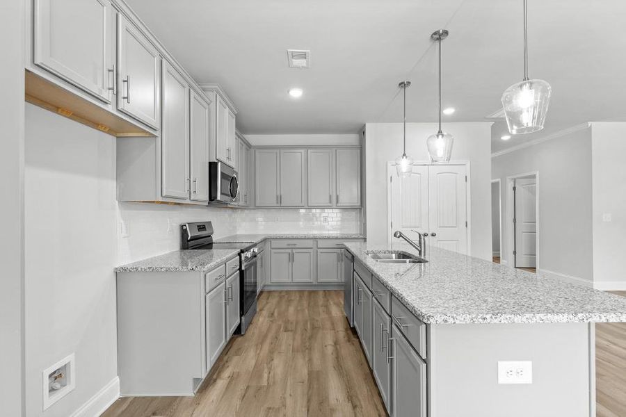 Furnished interior view inside a new home in , Homer (Image 14).