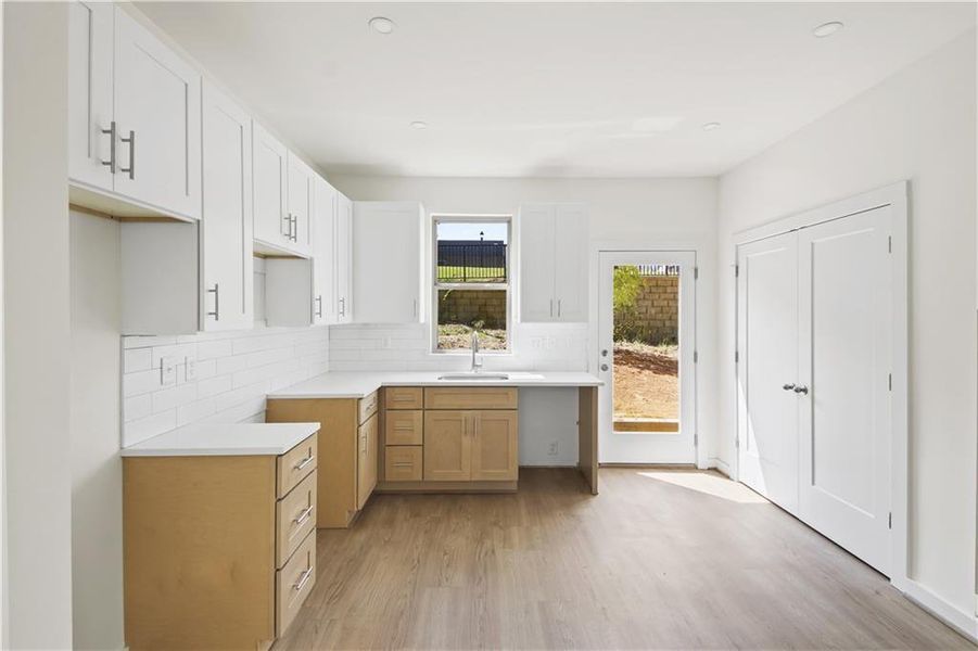 Furnished interior view inside a new home in , Atlanta (Image 8).