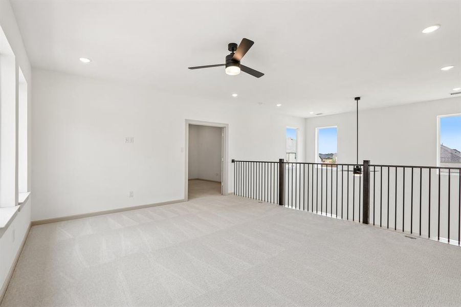 The entire family will enjoy endless fun in this spacious, light filled game room! The entire family will enjoy endless fun in this spacious, light filled game room!