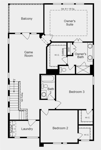 Structural options include: sliding glass door.