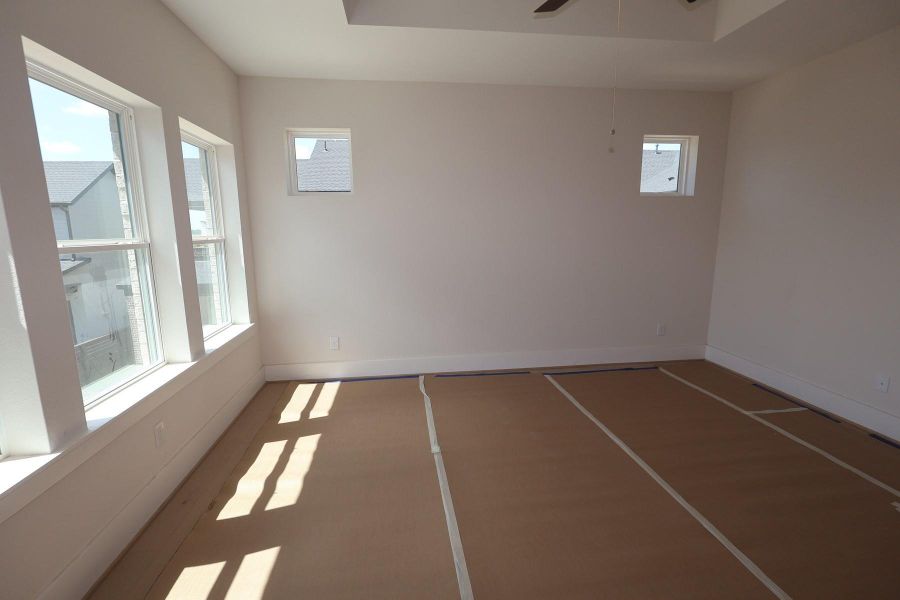 In-progress construction of a new home in Easthaven at Bridgeland Central - Horizon Collection, Cypress, TX (Image 4).