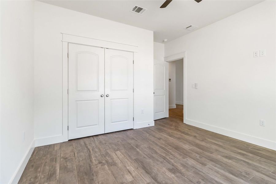 Secondary bedroom without virtual staging. Bedroom #2 Secondary bedroom without virtual staging. Bedroom #2