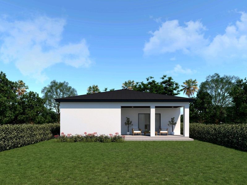 Front exterior of a new home in , Fort Lauderdale, FL, highlighting curb appeal (Image 4).