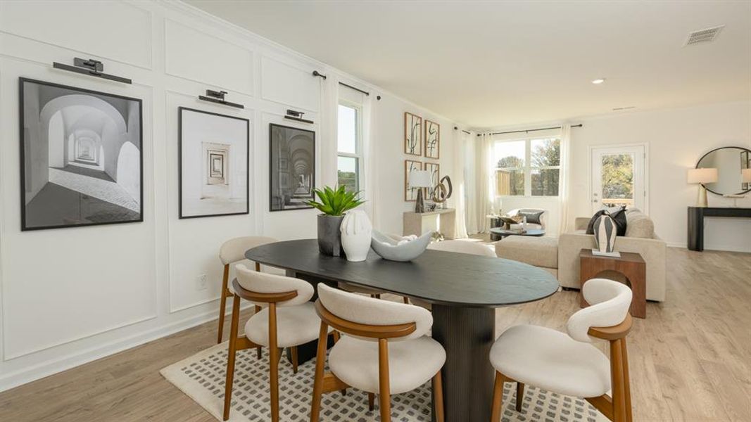 Furnished interior view inside a new home in Mableton Station, Mableton (Image 16).