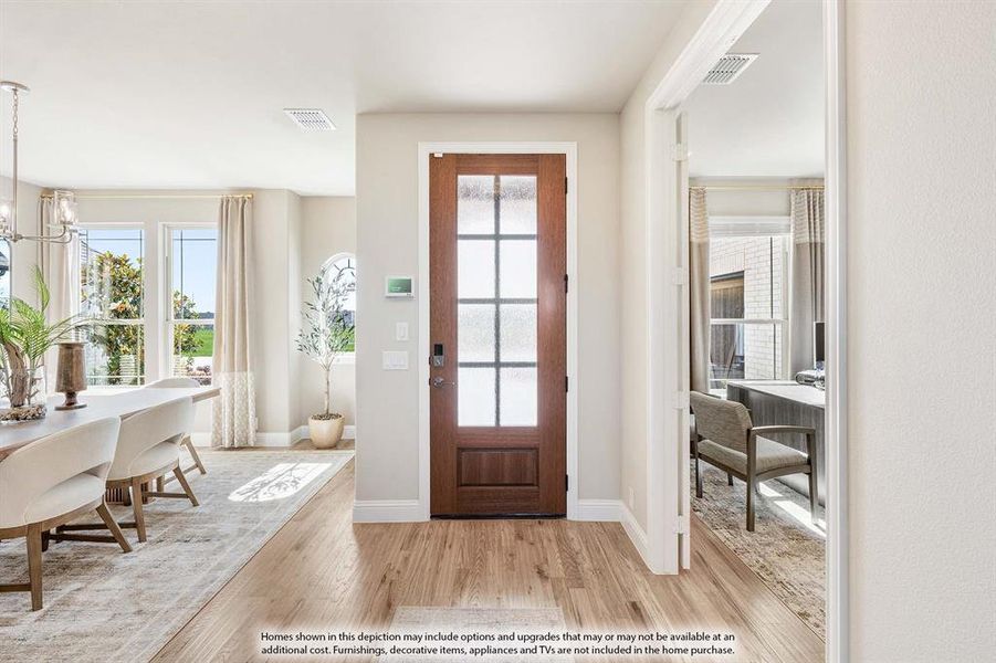 Furnished interior view inside a new home in Mockingbird Heights, Midlothian (Image 3).