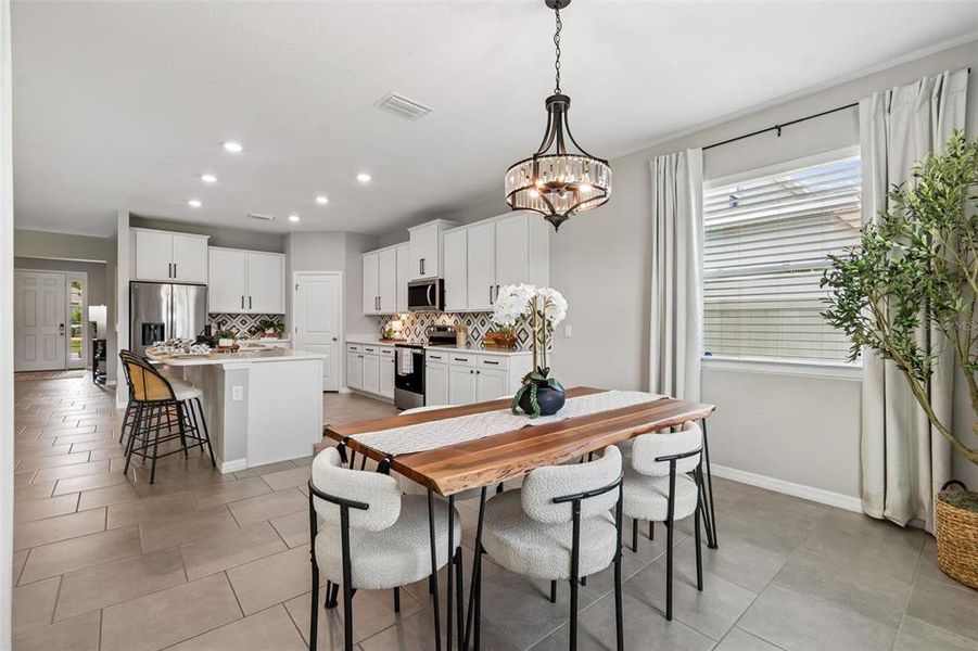 Furnished interior view inside a new home in Deerbrook, Land O' Lakes (Image 59).