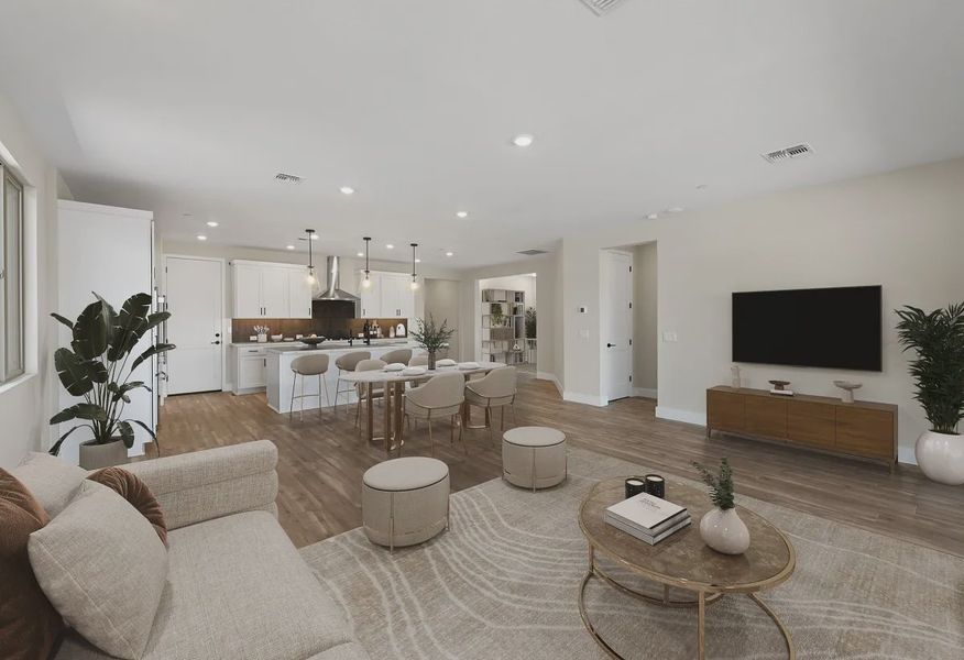 Virtually Staged Trilogy Ridgecrest Dream HS 87 Great Room - 5 of 23