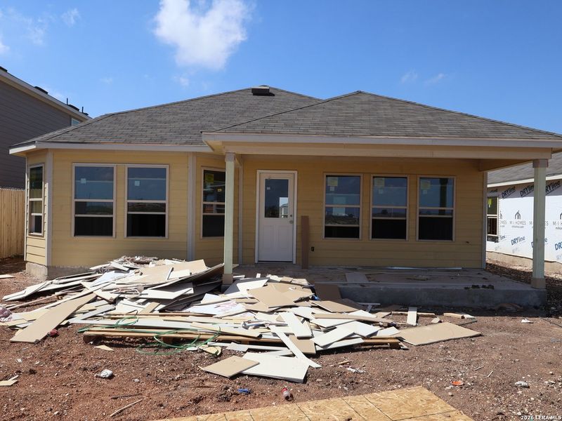 In-progress construction of a new home in Meadows at Clear Springs, New Braunfels, TX (Image 27).