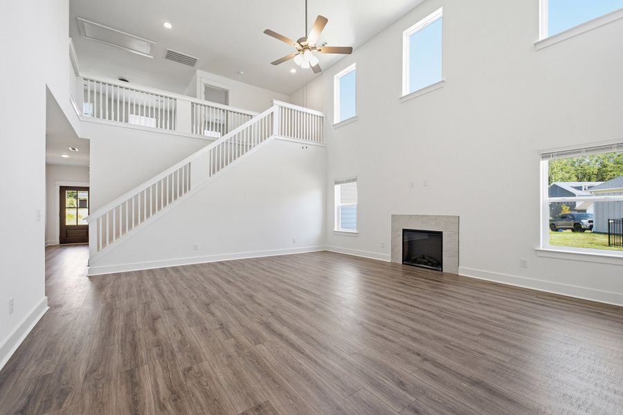 Spacious, unfurnished interior of a new home in Brush Creek, Fairview (Image 56). Spacious, unfurnished interior of a new home in Brush Creek, Fairview (Image 56).