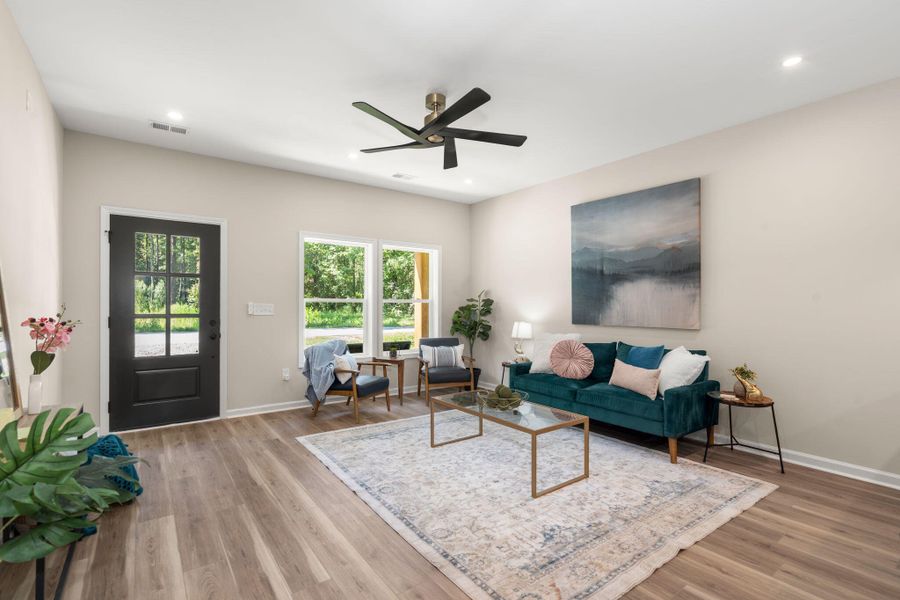 Furnished interior view inside a new home in , Ravenel (Image 11). Furnished interior view inside a new home in , Ravenel (Image 11).