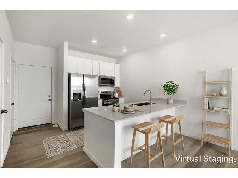 Furnished interior view inside a new home in Riano Ridge, Loveland (Image 9).