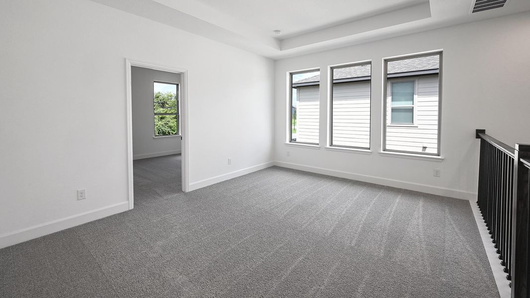 Spacious, unfurnished interior of a new home in Solms Landing, New Braunfels (Image 17). Spacious, unfurnished interior of a new home in Solms Landing, New Braunfels (Image 17).