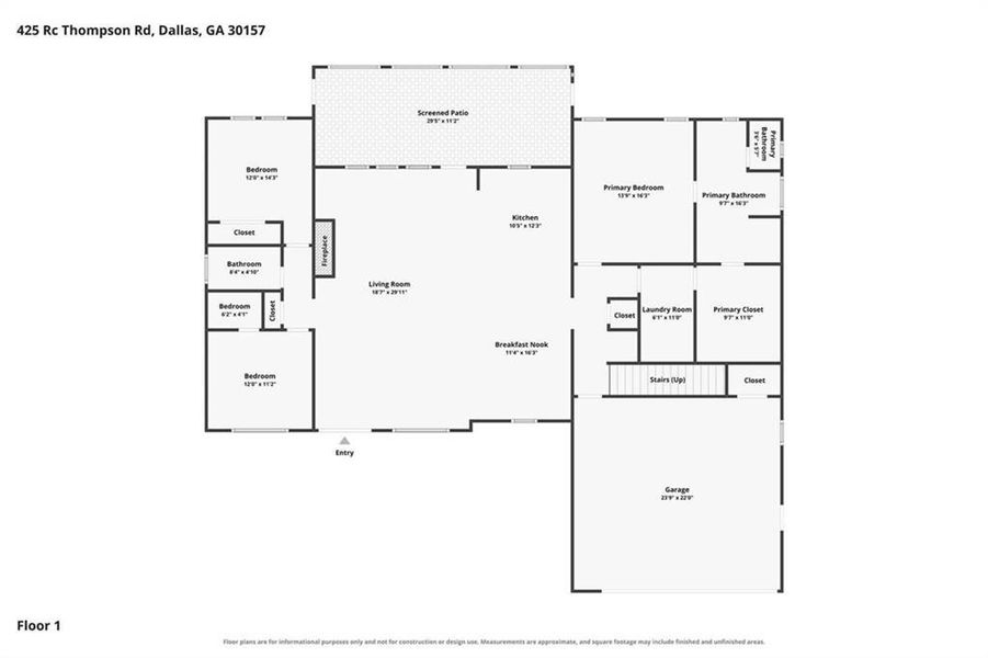 2D floor plan layout of this home in , Dallas, GA (Image 6).