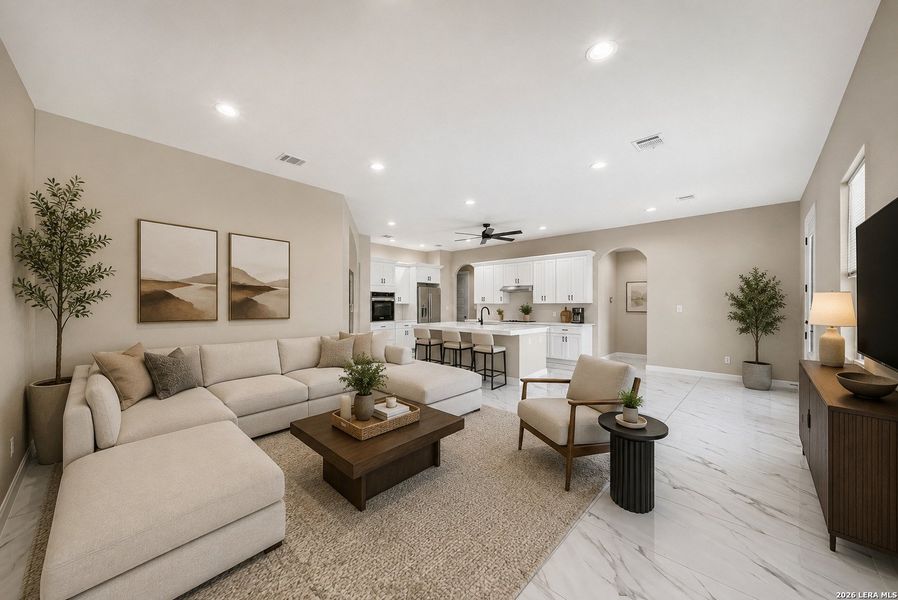 Furnished interior view inside a new home in , Somerset (Image 9).