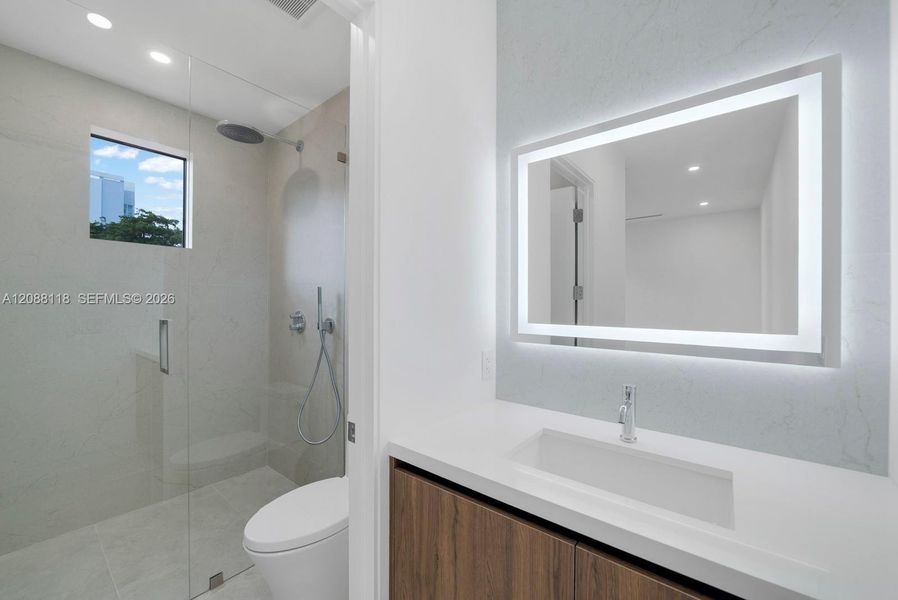 Furnished interior view inside a new home in , Miami (Image 13). Furnished interior view inside a new home in , Miami (Image 13).