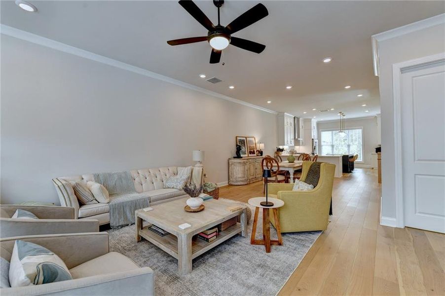 Furnished interior view inside a new home in , Alpharetta (Image 54).