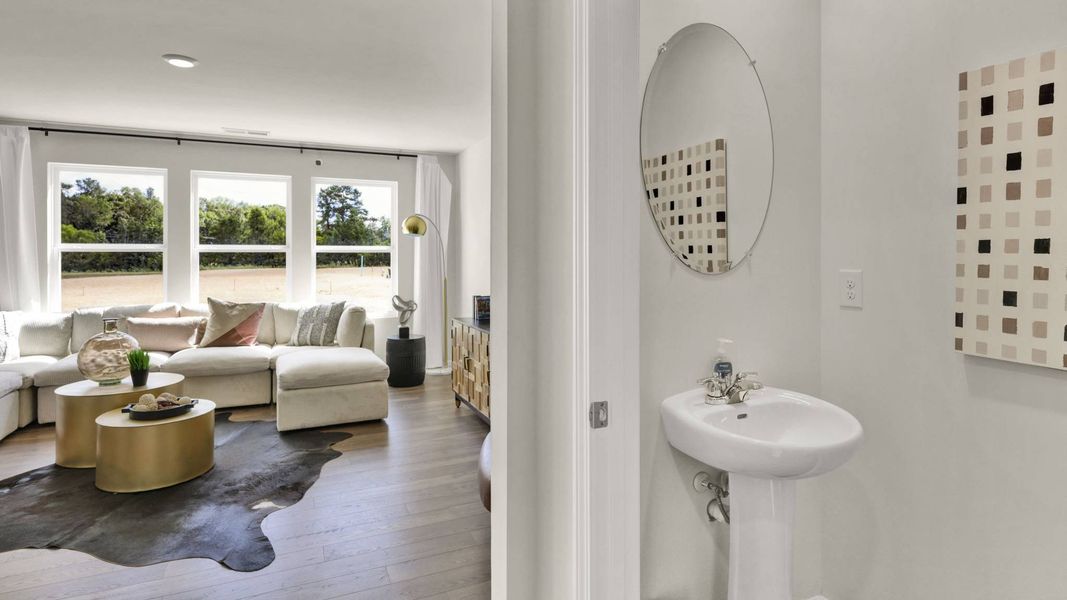 Furnished interior view inside a new home in Evergreen Landing, Rossville (Image 14).