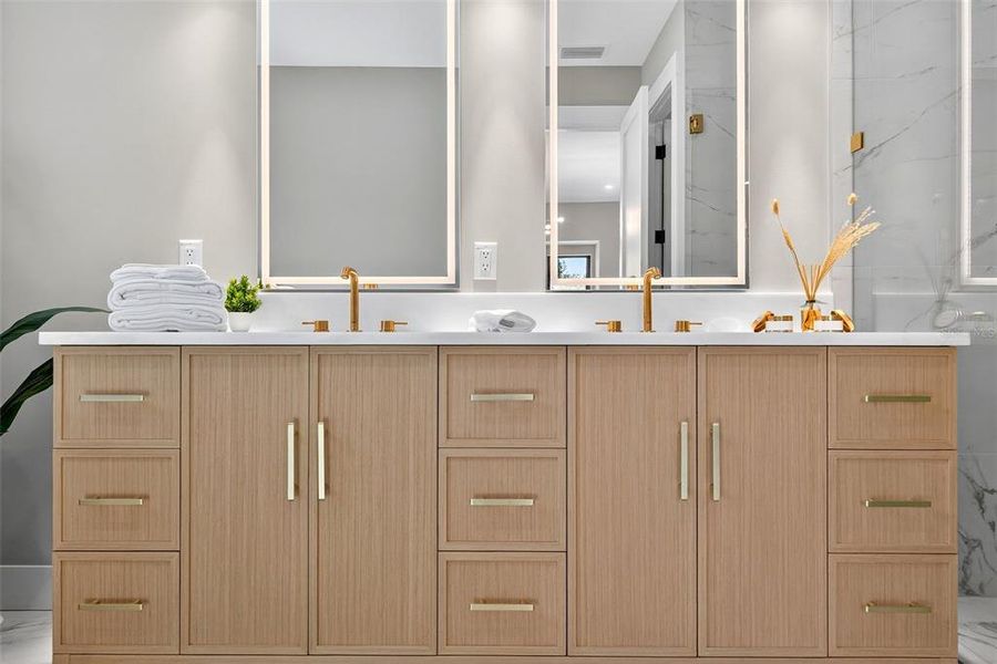 Close-up of interior finishes inside a home in , Sarasota (Image 24).