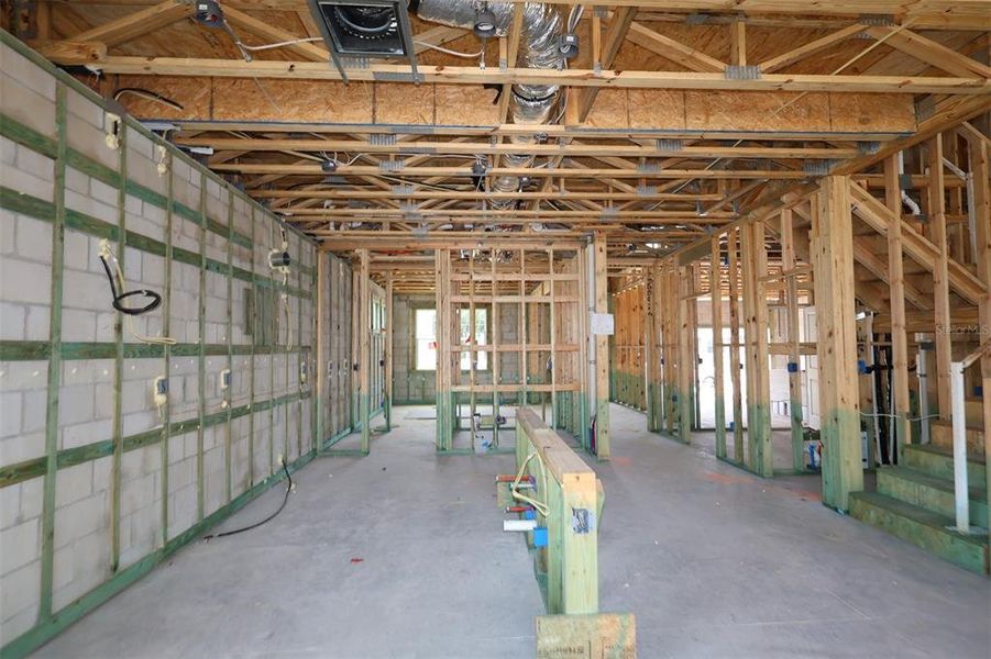 In-progress construction of a new home in Estates at Rivercrest, Sanford, FL (Image 5). In-progress construction of a new home in Estates at Rivercrest, Sanford, FL (Image 5).