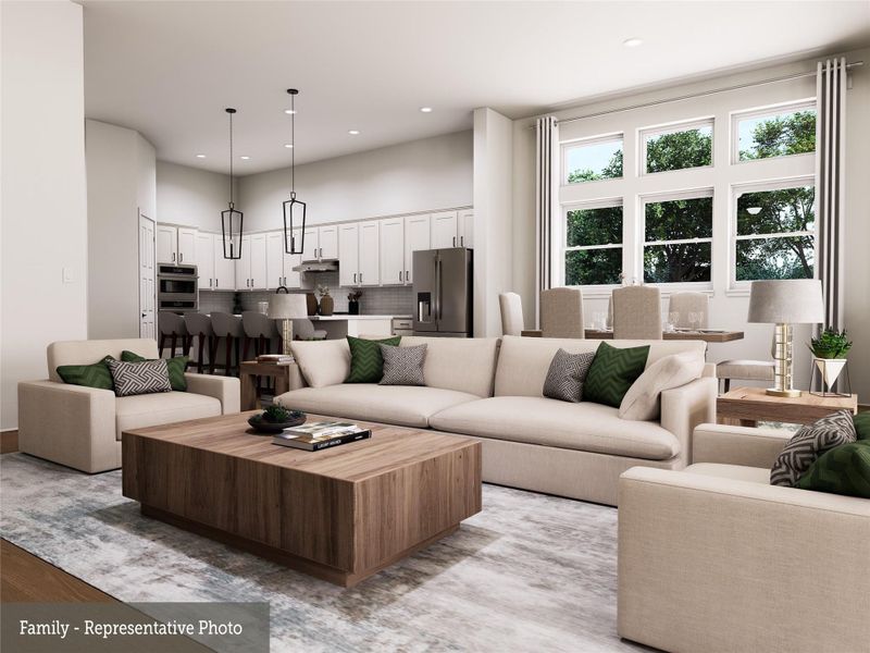 Furnished interior view inside a new home in Audubon – Ascent Collection, Magnolia (Image 5).