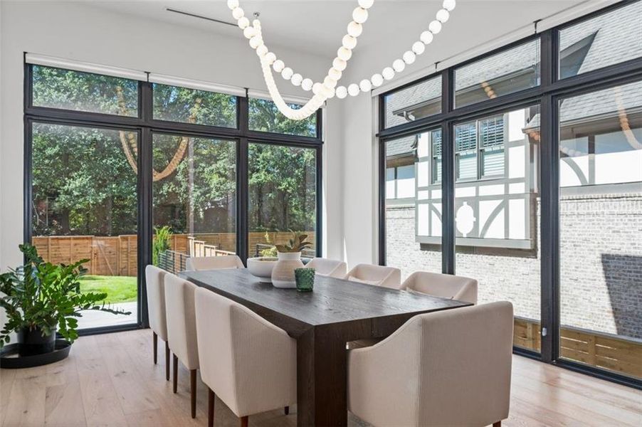 Furnished interior view inside a new home in , Atlanta (Image 17).