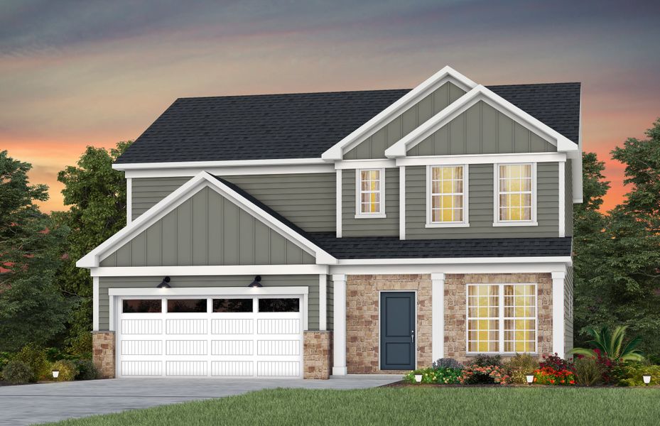 Forest Creek 38' Series Mercer Elevation 10-CS43